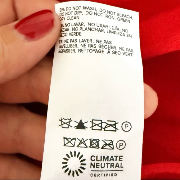 NWT Reformation Bryson Midi Dress Sweetheart Cherry Red - Picture 10 of 10